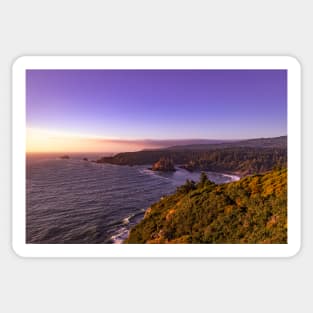 Aerial view of Trinidad State Beach Sticker